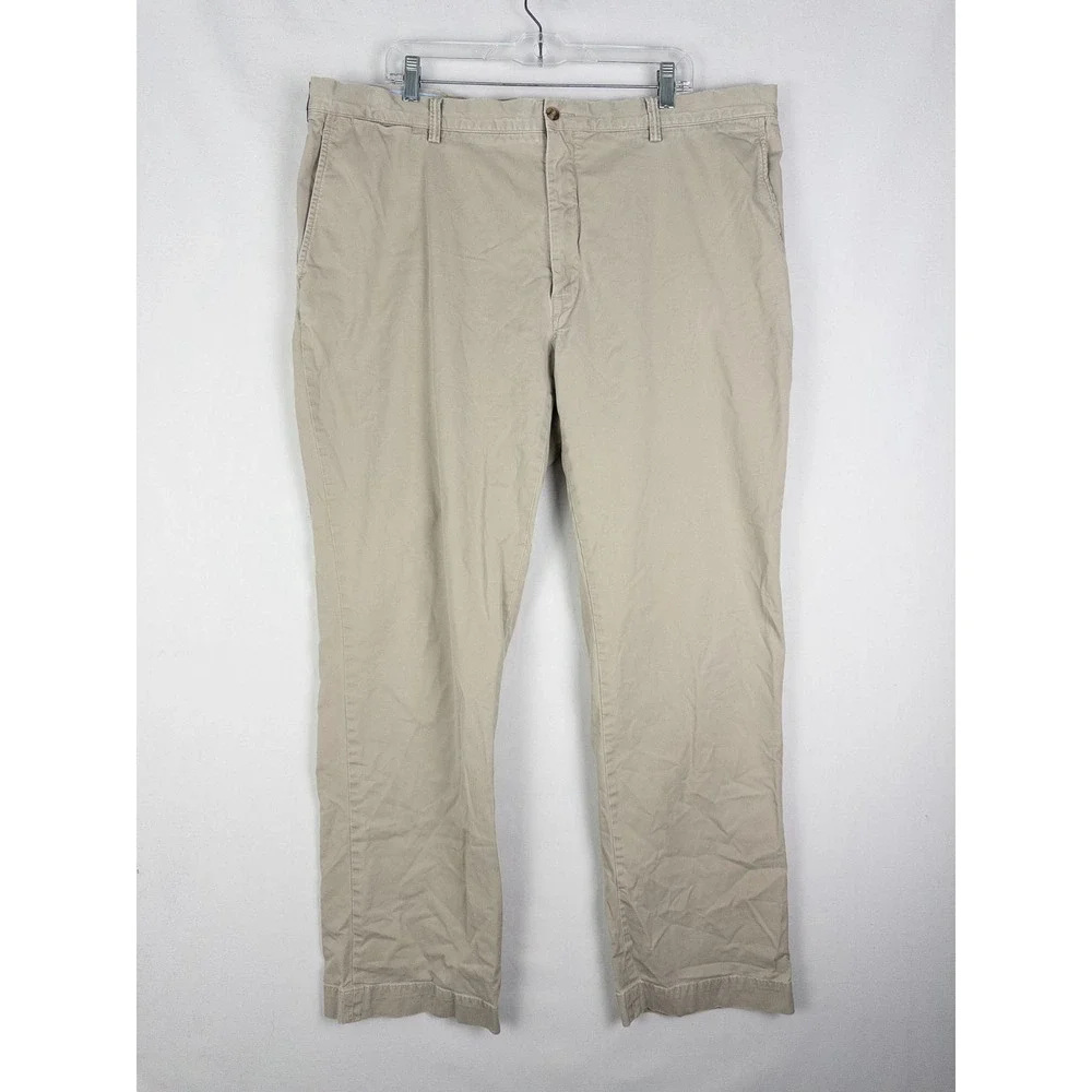 Polo Ralph Lauren Chino Pants Mens 44X34 (42X32) Cotton‎ Casual Classic Pony
